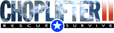 Choplifter II logo for GameBoy